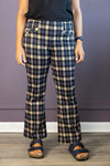 Stella Pull On (Dark Navy Plaid)