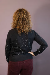 Black Splatter Sweater