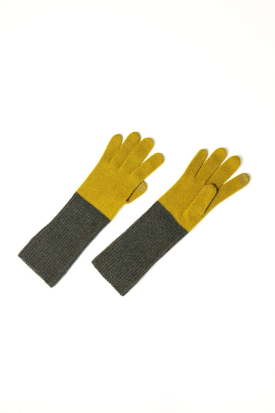 Long Wool and Cashmere Gloves