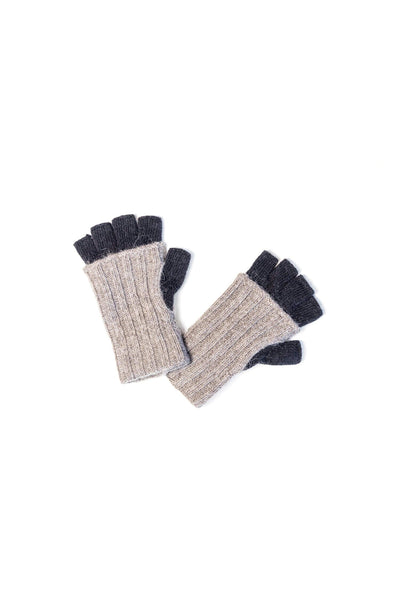 Wool and Angora Fingerless Gloves