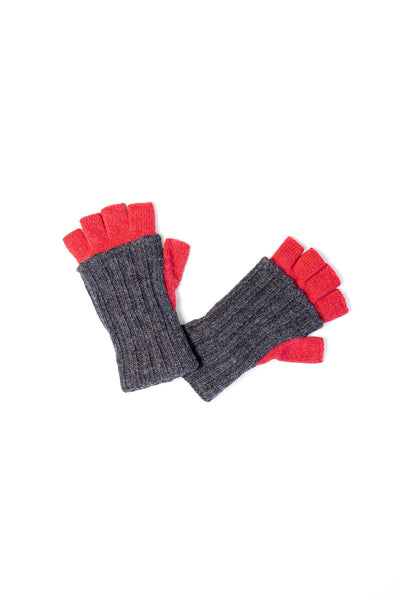 Wool and Angora Fingerless Gloves