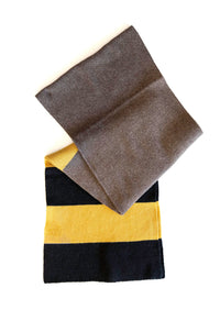 Stripe Wool and Cashmere Scarf