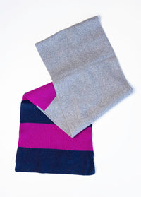 Stripe Wool and Cashmere Scarf