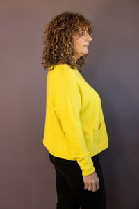 Jodie Two Pocket Crop Sweater