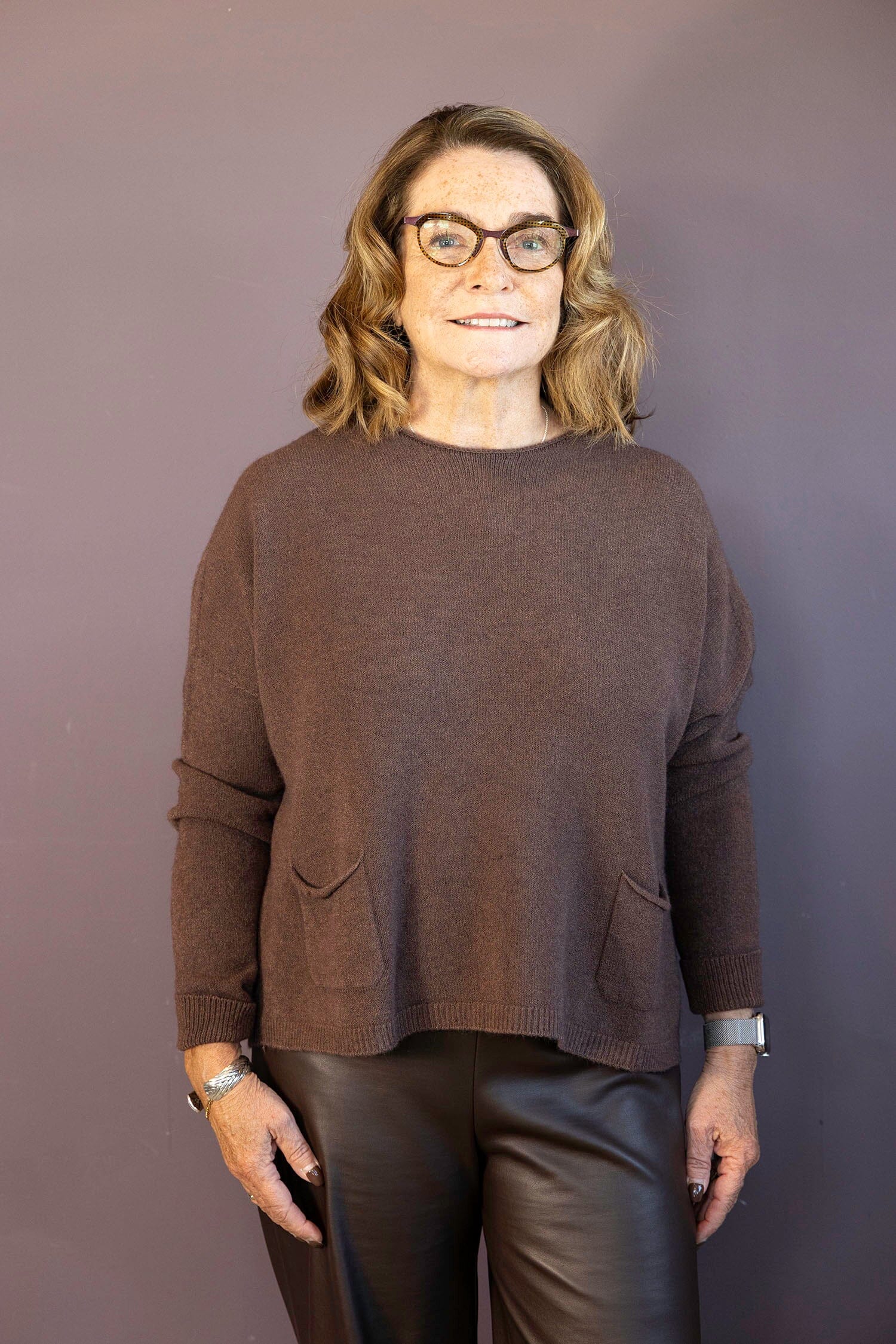 Jodie Two Pocket Crop Sweater