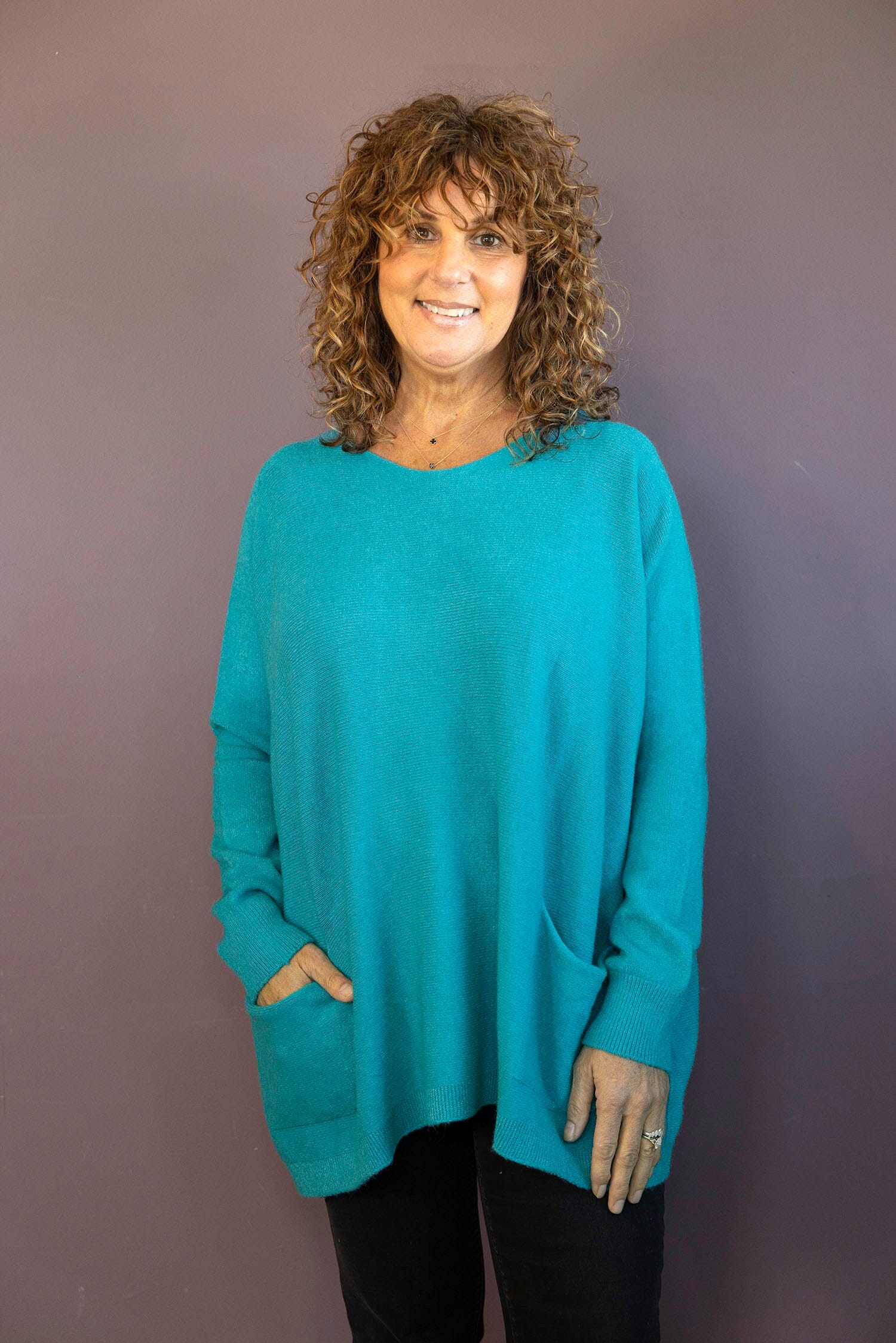 Caryf X Two Pocket Oversized Sweater