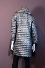 Quilted Metallic Jacket