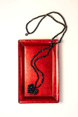 Across Long Heart Necklace