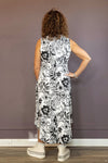 Sleeveless Seamed Dress