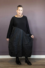 Oma Pinstripe Dress