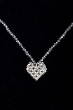 Across Long Heart Necklace