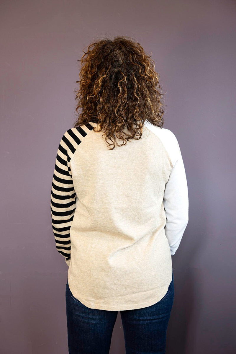 Crema Henley Crew Sweater