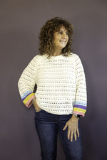 Pointelle Sweater