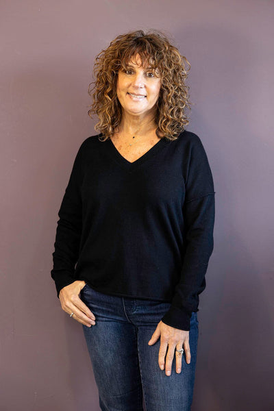 Easy V Neck Sweater