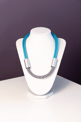 Beyond Simplicity Aluminum Color Tube Necklace