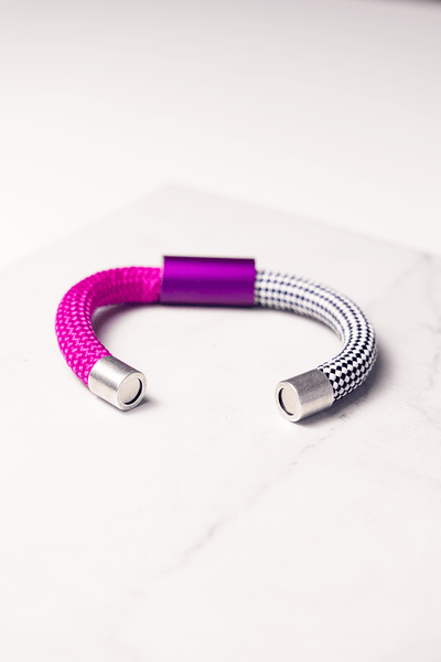 Beyond Simplicity Aluminum Color Tube Bracelet