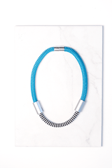 Beyond Simplicity Aluminum Color Tube Necklace