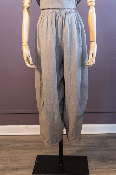Taupe Crop Baggy Pant