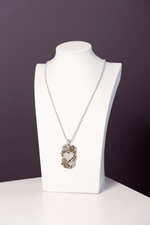 23. Paisley and Heart Dog Tag Nacklace