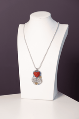 6.Heart/B**Ch Dog Tag Necklace