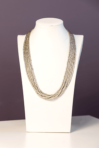 Adalina Necklace (Rhodium)