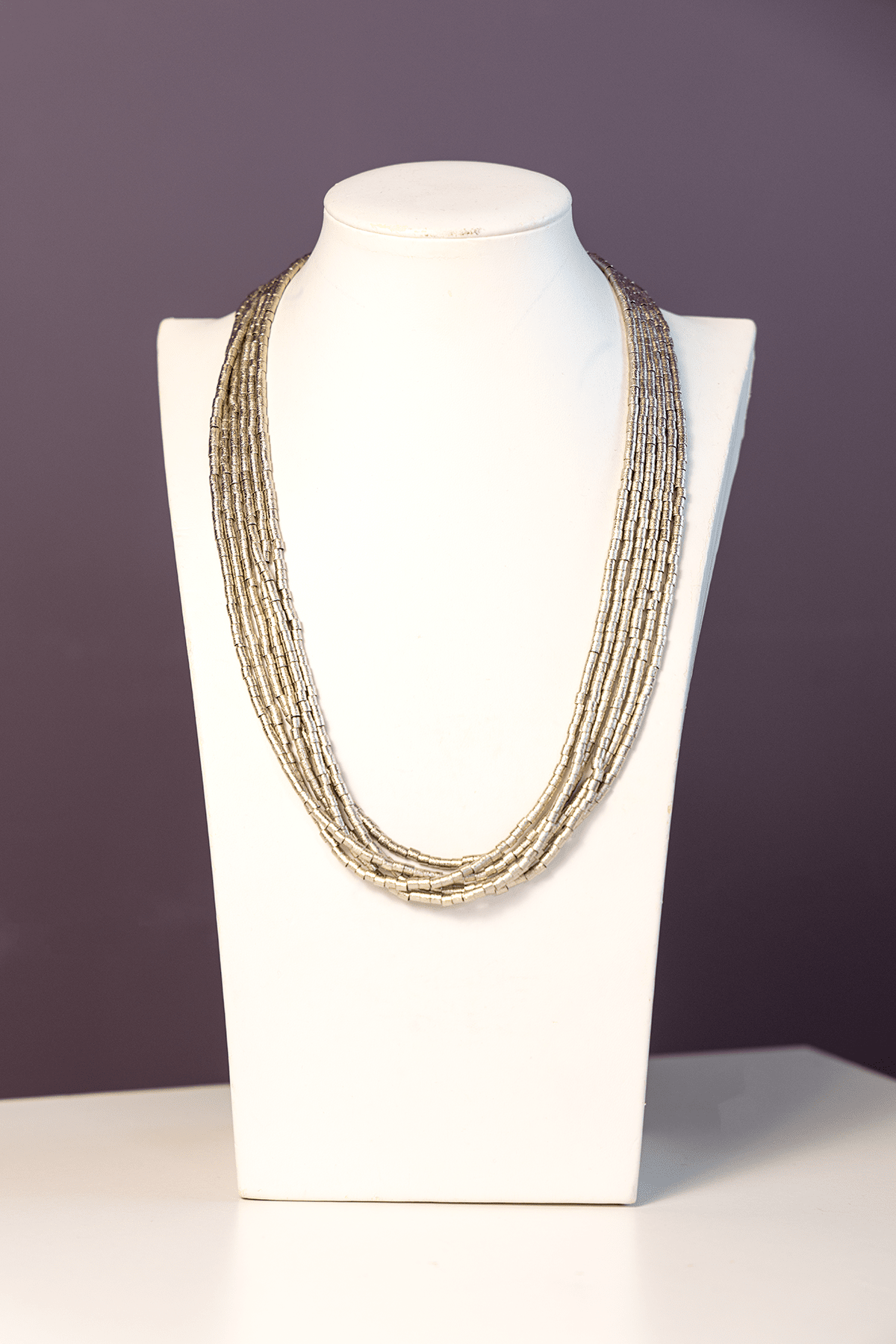 Adalina Necklace (Rhodium)