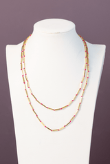 Mitra Necklace (Pink)