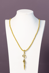 Lemmon - Brass Phurba Necklace