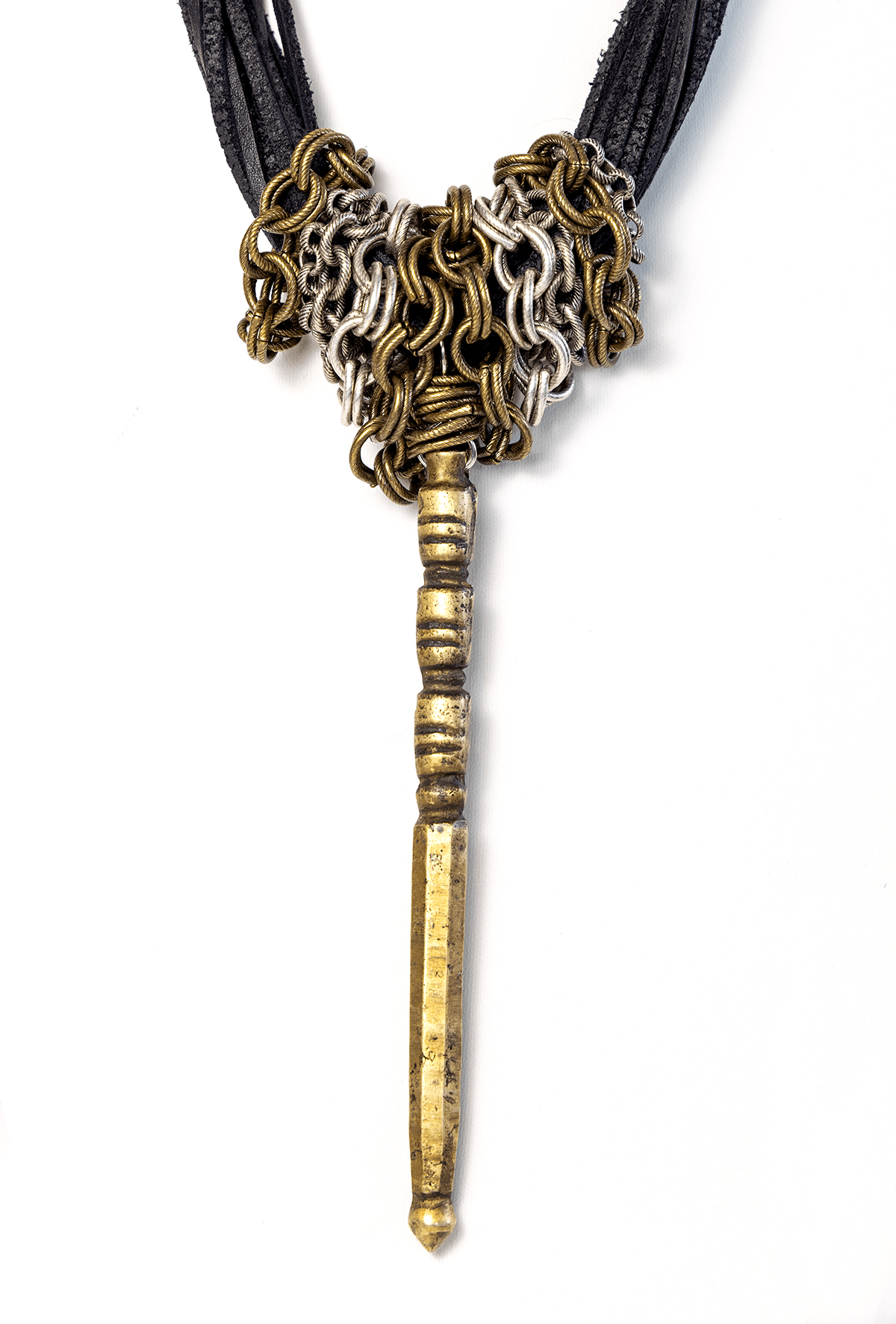 Phurba Mixed Metal Necklace