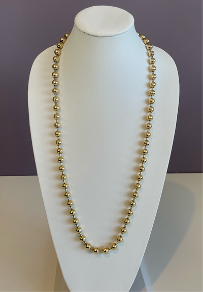 Antique Gold Long Radmilla Necklace