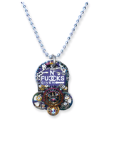 54. NFG Dog Tag Necklace (Purple)