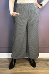 Check Wide Leg Pant