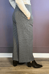 Check Wide Leg Pant