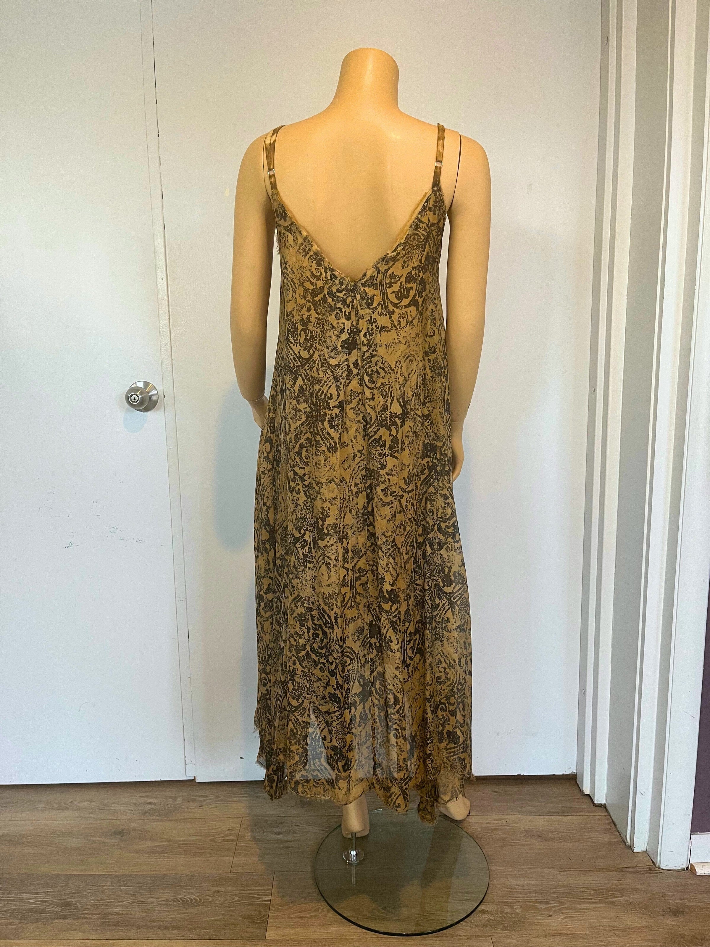 Marble Slip Dress