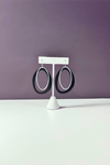 Axelle Silver Loop Earrings