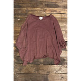Be Free Top - Vintage Sangria