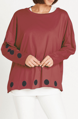 Polka Dot Boxy T