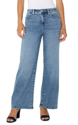 Stride Hi-Rise Wide Leg Denims