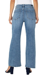 Stride Hi-Rise Wide Leg Denims