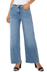 Stride Hi-Rise Wide Leg Denims