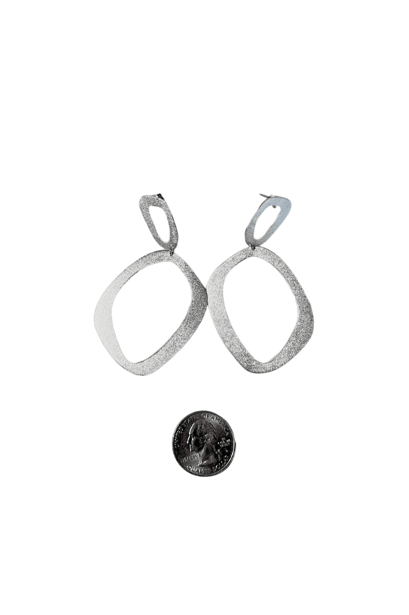 Chrysos Silver Loop Earrings
