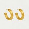 Thick Small Dune Hoops