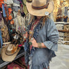 Denim Ruffle Shirt
