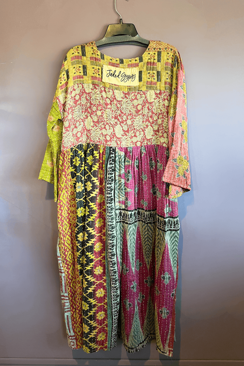 2. Kantha Sunrise Dress - One Of A Kind