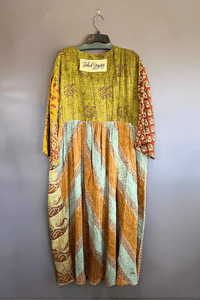 6. Kantha Sunrise Dress - One Of A Kind