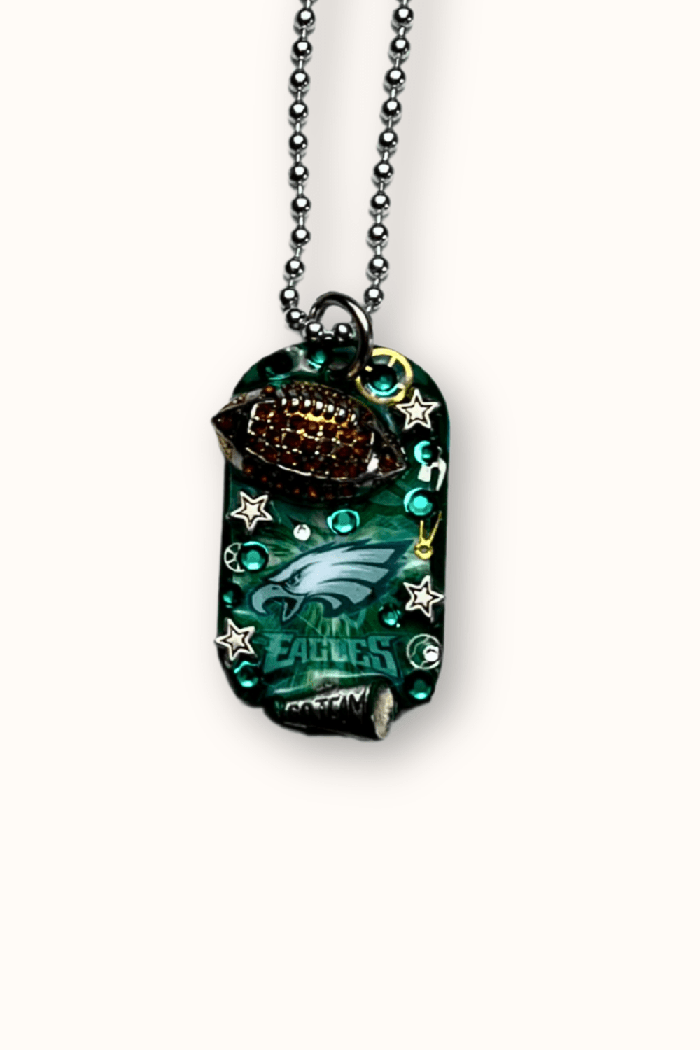 6. Eagles Dog Tag Necklace