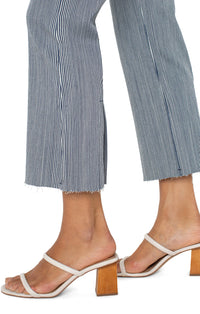 Gia Glider Navy Stripe Flare (Navy & White)