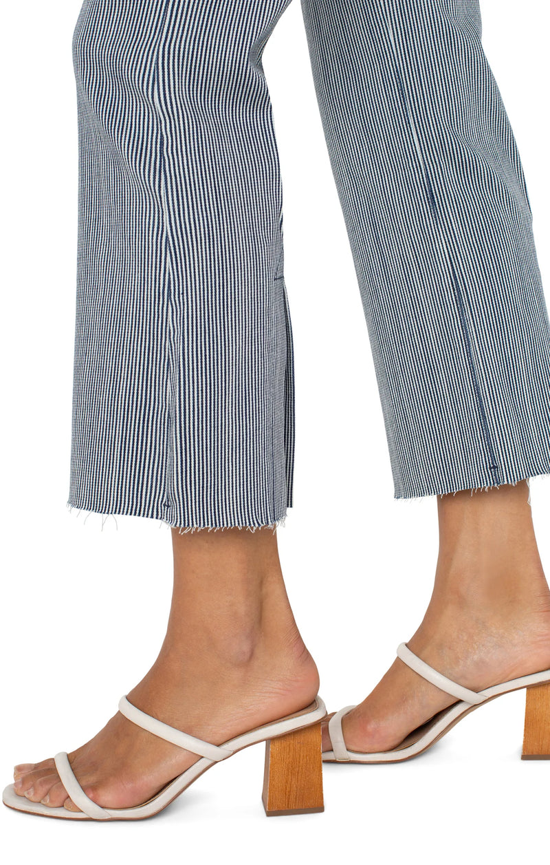 Gia Glider Navy Stripe Flare (Navy & White)