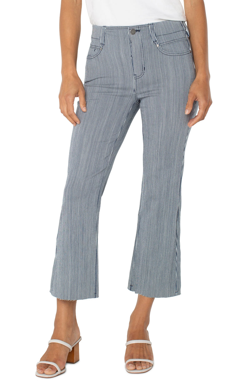 Gia Glider Navy Stripe Flare (Navy & White)