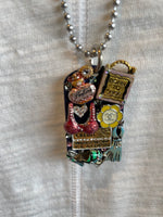 Born To Shop Dog Tag Necklace